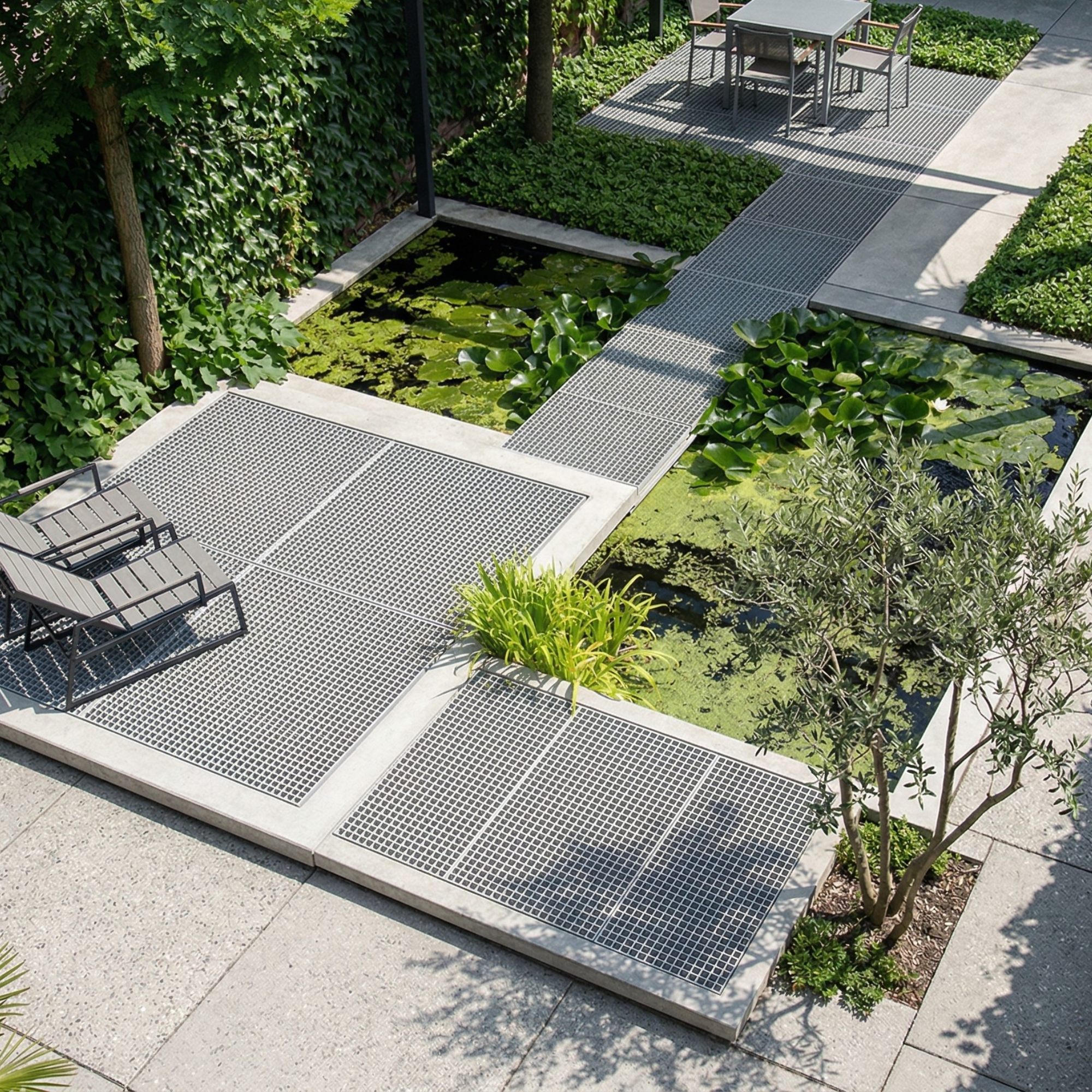 GFK Gitterrost Höhe 13 mm