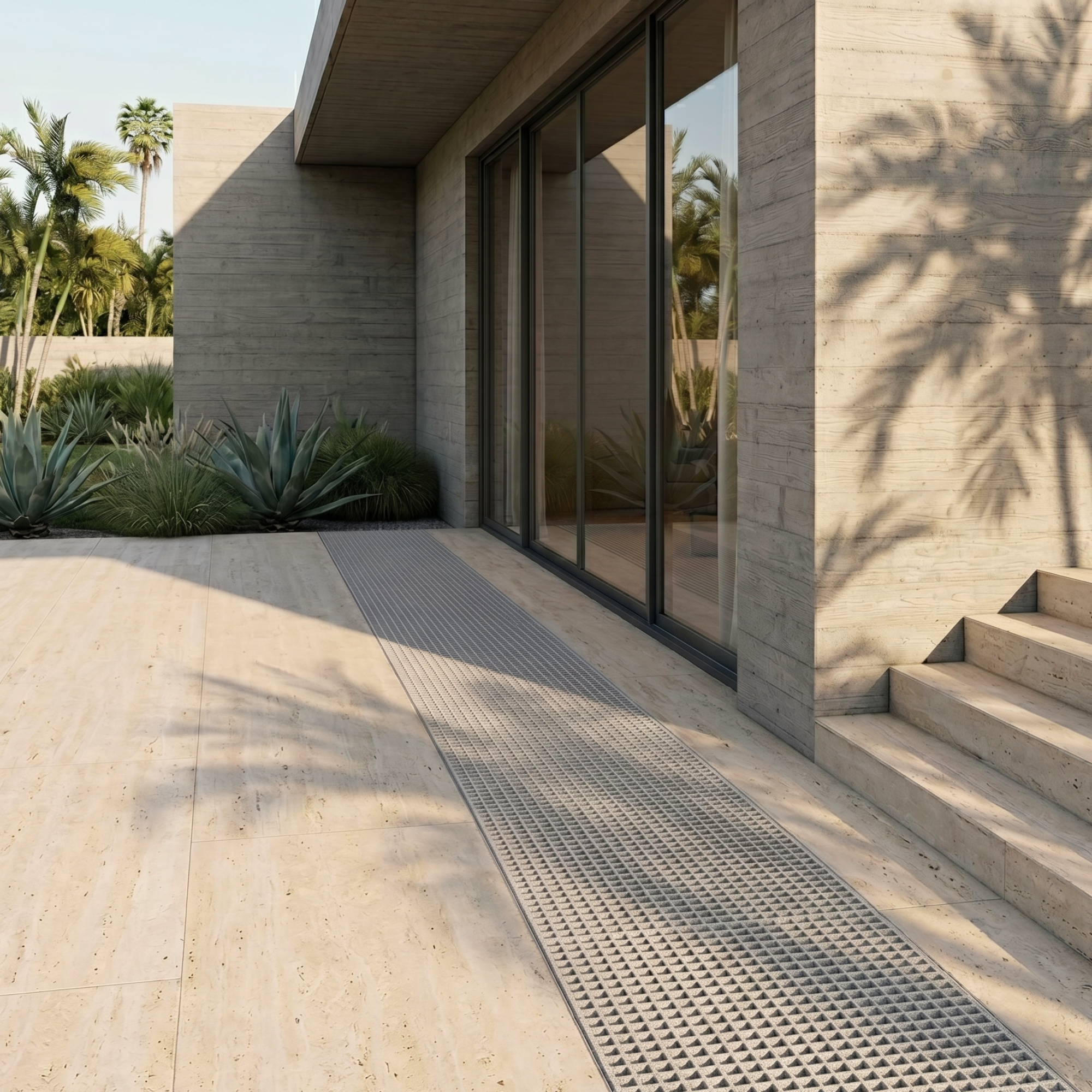 GRP grating height 25 mm