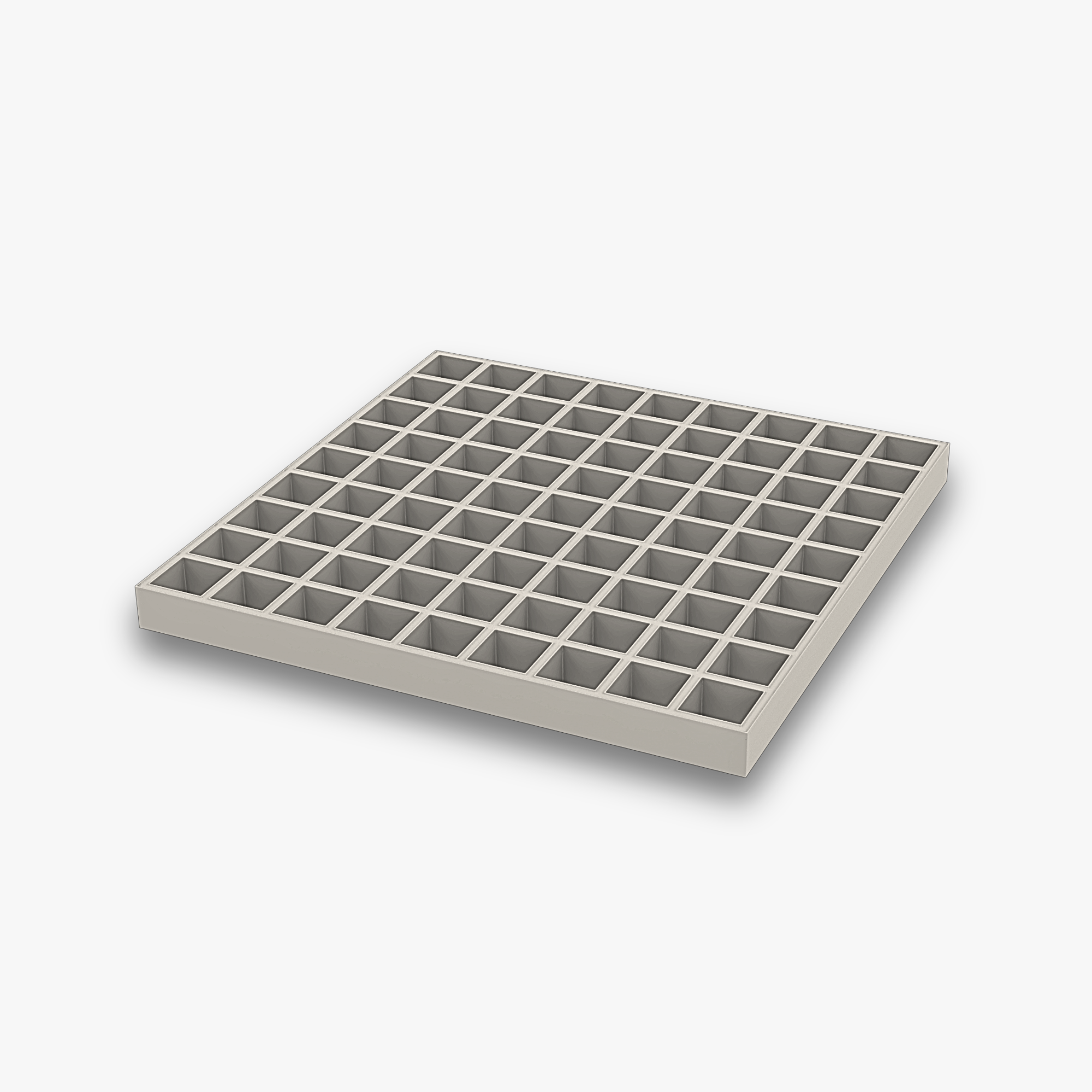 Robustes GFK Gitterrost mit 30 mm Bauhöhe. Die tragfähige und absolut rostfreie Alternative zu Stahl für Podeste und Lichtschächte.