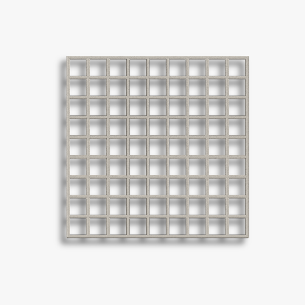 50 mm starken Schwerlastrostes aus Glasfaserkunststoff. Bietet maximale Stabilität, extreme Tragkraft und Sicherheit bei sehr großen Spannweiten im B2B-Bereich.